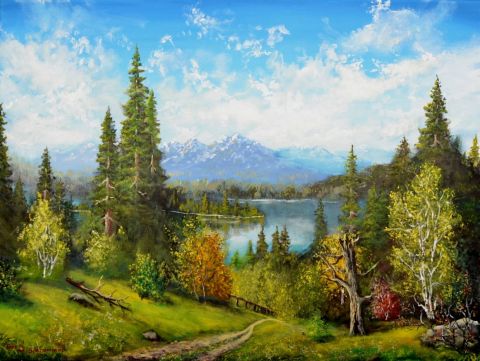 Paysage ensoleillé